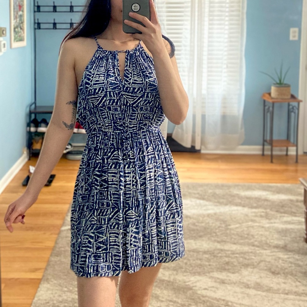 Summer drawstring dress